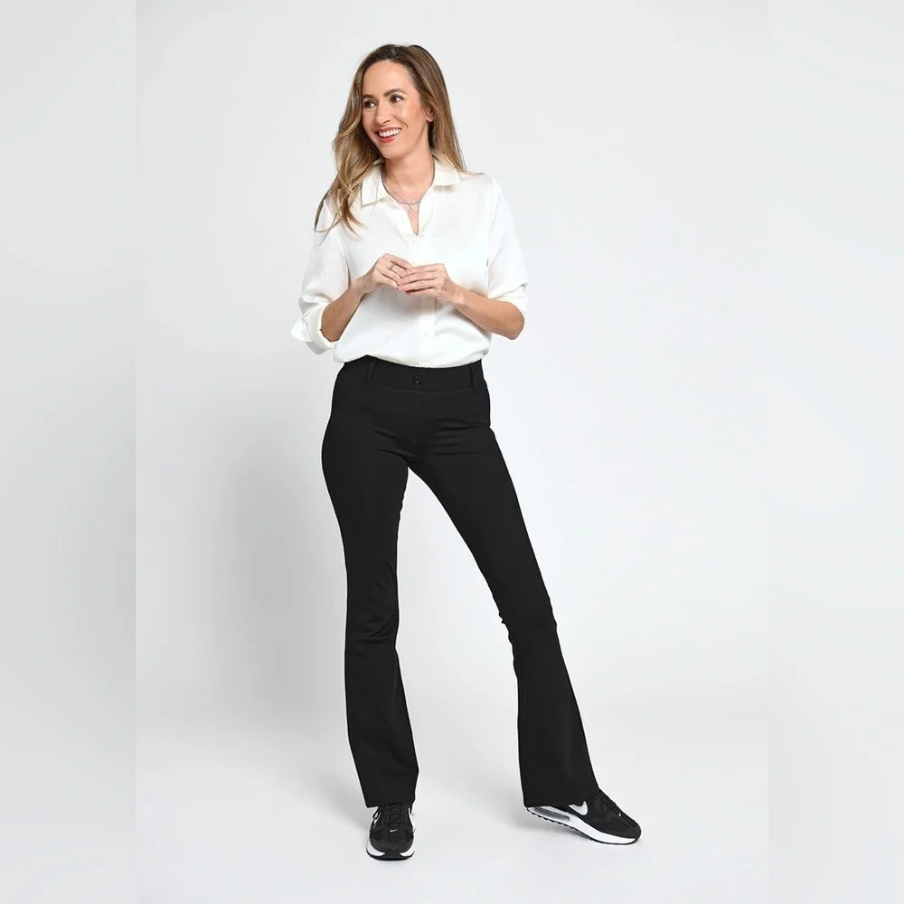 Betabrand • Classic Dress Pant Yoga Pant Bootcut